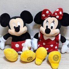 ミッキー　ミニー　ぬいぐるみセット