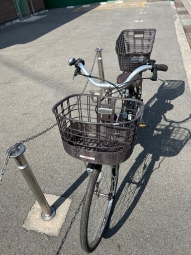 [引取中]26インチヤマハ新型電動アシスト自転車バッテリー12.3AH充電器付き