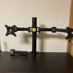 サンワダイレクト モニターアーム デュアルモニター対応 2画面 ...