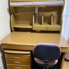 くろがね学習机　イス　セット