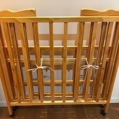 ベビーベッド　60センチ×90センチ　取りに来れる方限定ですの画像