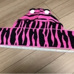 売約済！マフラータオル　フード耳付き　トラ