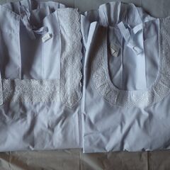 割烹着（袖付きエプロン）２枚セット