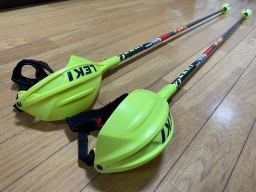 LEKI スキーストック アルペンスキー SL用 パンチガード付き （）