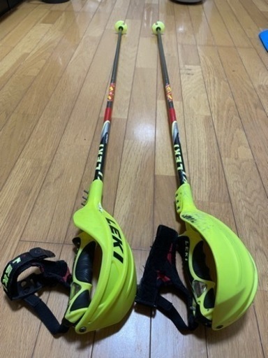 LEKI スキーストック アルペンスキー SL用 パンチガード付き （）