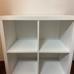 IKEAの白い棚　2×2段　譲ります