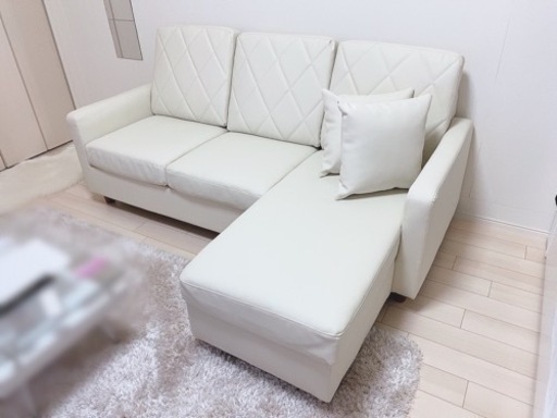 【終了しました】カウチソファ LOWYA 3人掛けソファ