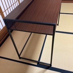 120cmタイプ ブラウン　 martin desk 〔マーティン デスク〕　パソコンデスクの画像