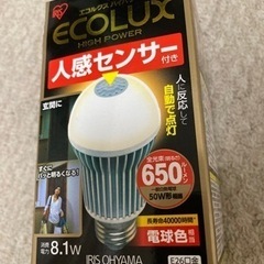 人感センサーライト