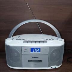 ■無料■ ¥0 差し上げます！CDラジカセ/TOSHIBA/東芝...