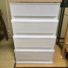 無料★ニトリの木目天板チェスト