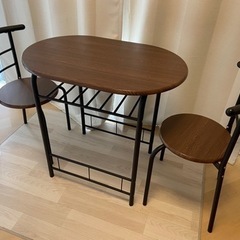 修正【2人用ダイニングテーブル＆チェア２つ】セット