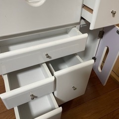 白いミニ化粧台【2/17まで】の画像