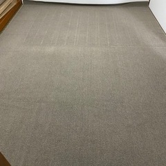 ニトリの六畳用　ラグカーペット　グレー茶色