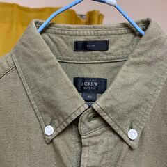 J.CREW 【ジェイクルー メンズ】3枚まとめ売り_シャツ_カーキ色、ワイン色、青色の画像