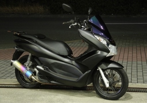 SOLD OUT！PCX125（JF28）カスタム　マフラー　セキュリティー付　下取り大放出