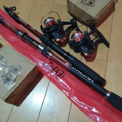 釣り竿リール二組セット -未使用新品-