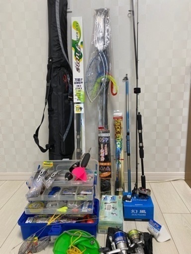 釣竿リール釣具セット（ゴルフクラブセット交換有りです）