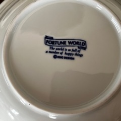 値下げ　FORTUNE WORLD KMC DESIGN カレー　パスタ　皿　5セット　新品　レトロの画像
