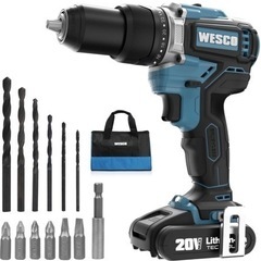20V充電式ブラシレスドリルドライバー、電動ドリルセット、21+...