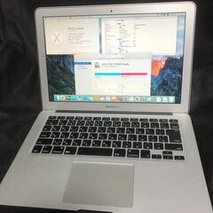 MacOS(El Capitan)とWin10 Pro(Office2010もインストール済)の選択起動可能　軽量薄型モバイルノートPC 「MacBook Air 13インチ MC965J/A」 Core i5 / SSD256GB / メモリーは４GB / Webカメラ / Bluetooth / 無線LAN / バッテリー使用可能(充放電回数21回) 中古美品