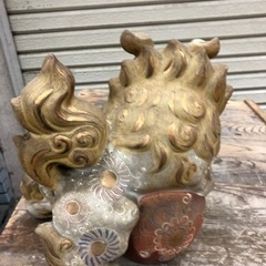 置物　九谷　獅子　飾りの画像