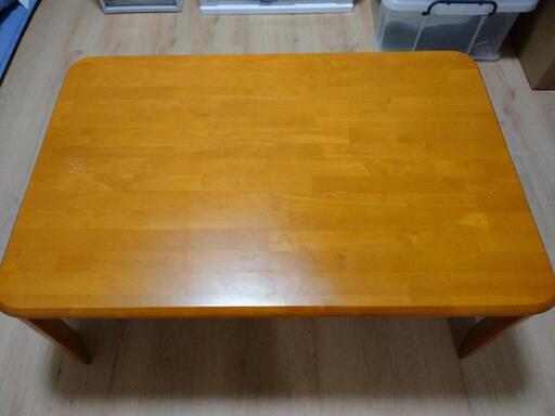石垣市 中古 ロー テーブル 食卓  90cm x 60cm 高さ32cm