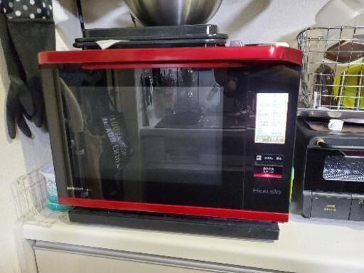 値下げ　SHARP HEALSIO ウォーターオーブンレンジ 30L 2段調理 372メニュー 蒸気ダクト付き 「4.3型カラー液晶」 省エネ基準達成 レッド系 AX-PX1-R\n\n