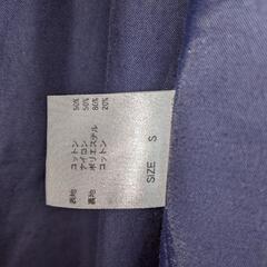 長めのジャケット　ネイビーの画像