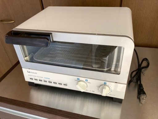 オーブントースター　奥行き深め