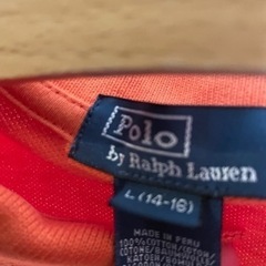 polo Ralph Lauren ポロシャツ　Ｌサイズ　オレンジの画像