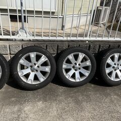 スタッドレス　デリカ純正ホイール+ブリザックDM-V2　225/55R18　アウトランダーPHEV