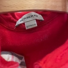 バーバリー　Burberry ポロシャツ　赤色の画像