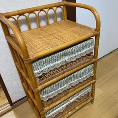 藤の引き出し収納