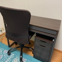 デスク・チェアー・ワゴン3点セット