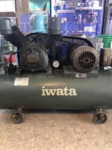 【値下げ】岩田 SP-37NBR エアーコンプレッサ【10727566】