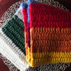 🧣カナディアンセーター マフラー ハンドメイド カナダ製の画像