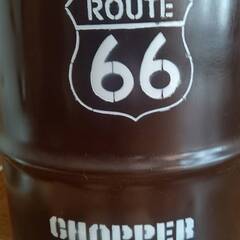 ■■コア■■レトロ・ガレージ看板【ROUTE66・ CHOPPER】バイカー・オリジナル■の画像