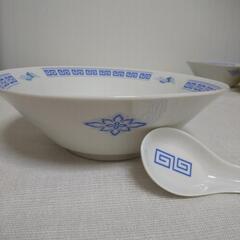 ラーメンどんぶり・レンゲ4点セットの画像