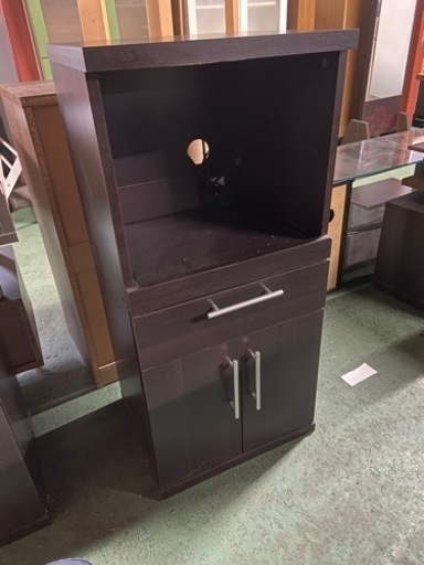 激安 オススメ‼️ニトリ レンジ台 キッチン収納家具