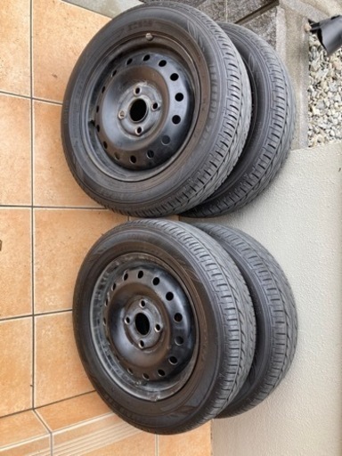 バリ山！軽自動車に！　155 65 13　4本 タイヤ　ホイール　ダイハツ