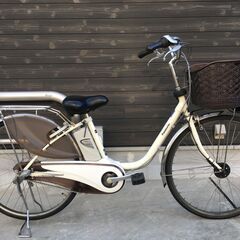 地域限定送料無料　ビビ　DX　8,9AH　子供乗せ　白　神戸市　電動自転車 地域限定送料無料 パナソニック ビビDX 8,9AH 子供乗せ 新基準 白