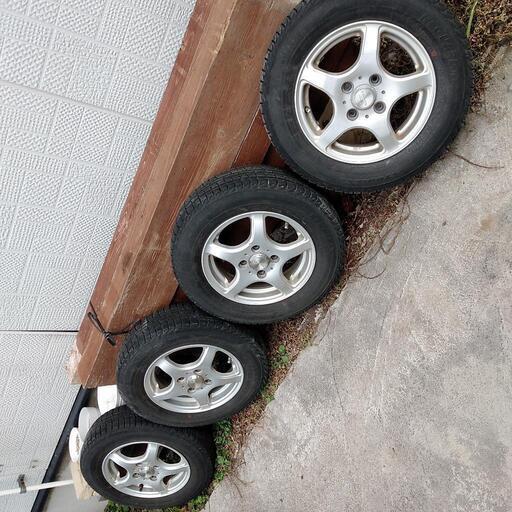 スタドレスタイヤアルミホイール145/80R13