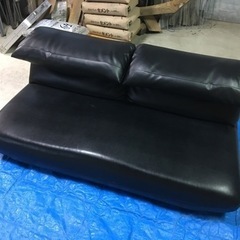 値下げ　ソファー　ローソファー　2人掛けの画像