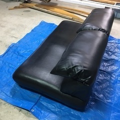 値下げ　ソファー　ローソファー　2人掛けの画像