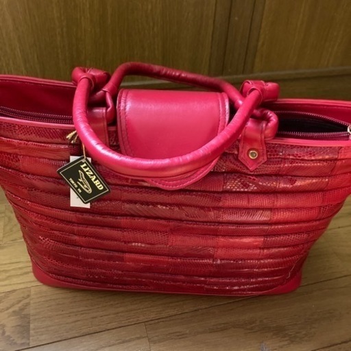 トカゲバッグ　日本製