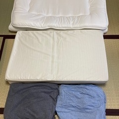 無料！　ニトリ　セミダブル布団+マットレス+シーツ2枚