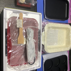 【値引き中】ブルーノ　コンパクトホットプレート（レッド）5点セッ...