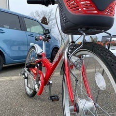 子供用自転車　24インチ　(ヘルメット付き)の画像