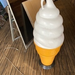 非売品　日世のソフトクリーム　外置　ライト　看板